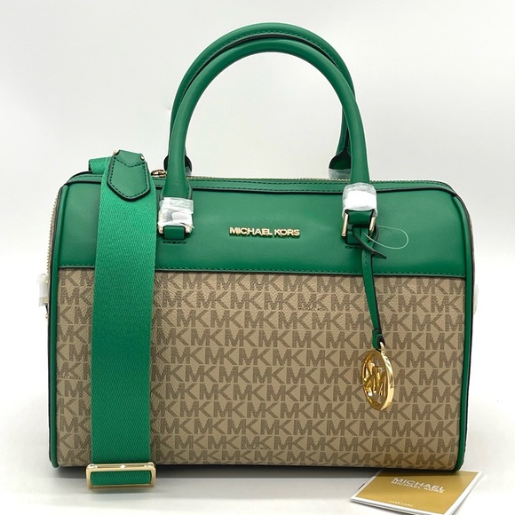 Michael Kors Duffle Medium Satchel Crossbody Bag - Picture 2 of 9